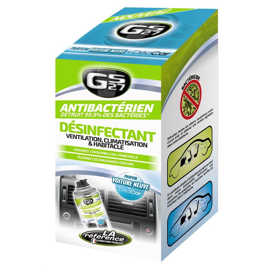 Nettoyant desinfectant climatisation et habitacle gs27